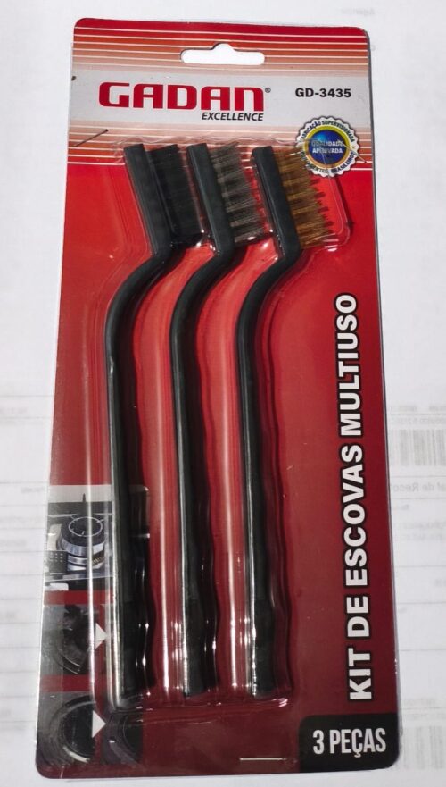 Kit escova de aço